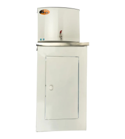 Умывальник дачный ЛЮКС (без подогрева, нержавеющая мойка, цвет белый) ВИХРЬ 74/4/5