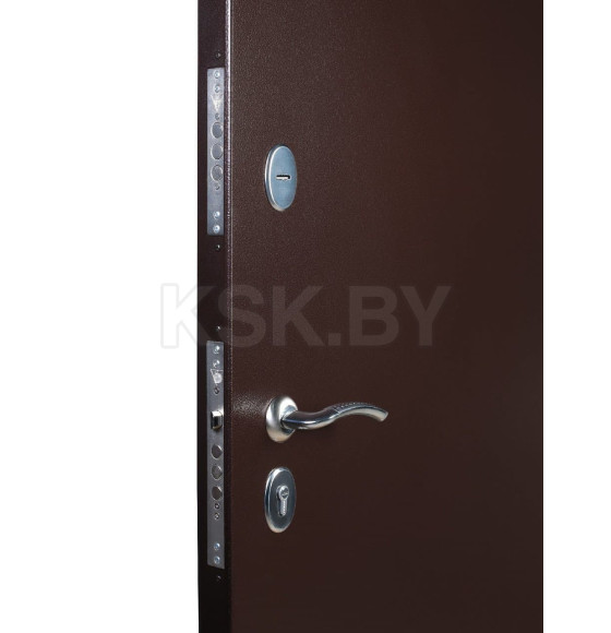 Дверь входная "Марс 3" Дуб беленый (левая)  860х2050 мм