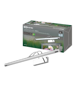 Подсветка для картин «ИЗО 2» 6 Вт, 4000 K, IP20, сатинированный никель, TDM SQ0358-0301