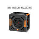 Удлинитель на катушке силовой 4 места, 50 м, ПВС 3х1,5 TDM ЛЮКС УКз16-004 SQ1301-0836 (SQ1301-0836) 