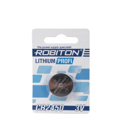 Элемент питания CR2450 ROBITON PROFI R-CR2450-BL1 БЛ13055