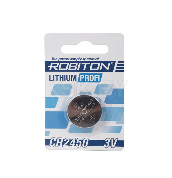 Элемент питания CR2450 ROBITON PROFI R-CR2450-BL1 БЛ13055 (БЛ13055) 
