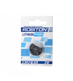 Элемент питания CR2430 ROBITON PROFI R-CR2430-BL1 БЛ13053