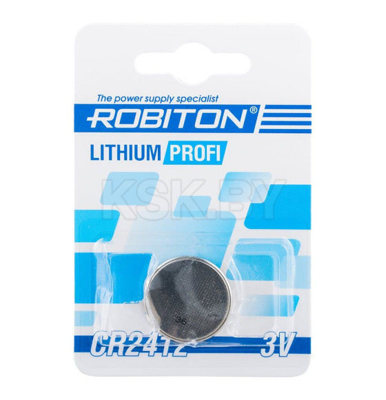 Элемент питания CR2412 ROBITON PROFI R-CR2412-BL1 БЛ18425 (БЛ18425) 