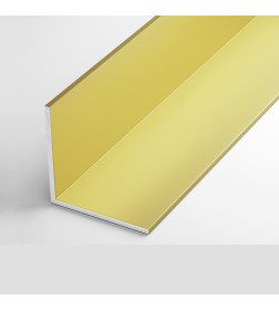 Алюминиевый уголок 20х20х1,0 (2,7м) золото анод