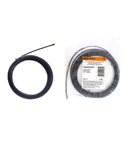 Протяжка кабельная нейлоновая НКП 4мм х 15м с наконечниками (черная) TDM SQ0590-0023