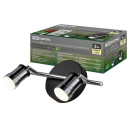 Спот LED СНС 2х5Вт, 3000 K, 230 В, 50 Гц, IP44, Костус, черный/хром TDM SQ0358-0229 (SQ0358-0229) 