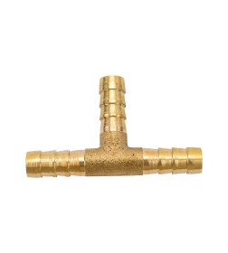 Соединение елочка 8 мм Т-образное (латунь) ECO AB-T-E08