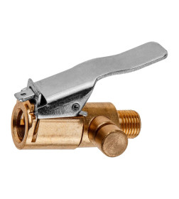 Наконечник для подкачки шин (резьба 8 мм, клапан сброса давления, латунь) ECO EC3923-2