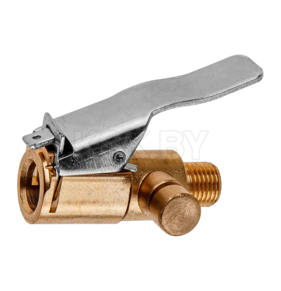 Наконечник для подкачки шин (резьба 8 мм, клапан сброса давления, латунь) ECO EC3923-2 (EC3923-2) 