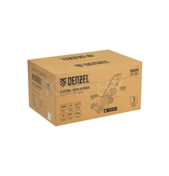 Газонокосилка электрическая DENZEL GMC-1800 (96629) 