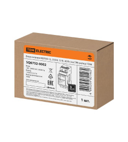 Блок питания HDR30-12, 220 В, 12 В, 30 Вт (на DIN-рейку) TDM SQ0752-0002