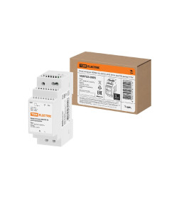 Блок питания HDR30-24, 220 В, 24 В, 30 Вт (на DIN-рейку) TDM SQ0752-0005