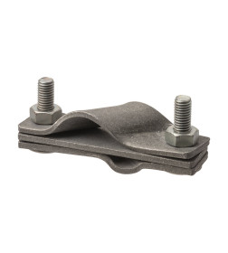 Зажим диагональный 2-х болтовой ЗДСГО95, стержень D16 - полоса 4х40 мм/пруток 25-95 мм² TDM SQ2401-0032