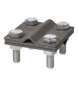 Зажим крестовой ЗКСГО25, горячеоцинкованный, стержень - провод 25-95 мм²/полоса 3х25 мм TDM SQ2401-0031