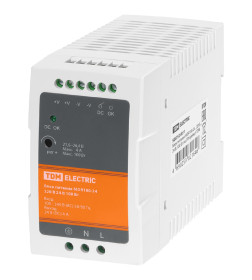 Блок питания MDR100-24, 220 В, 24 В, 100 Вт (на DIN-рейку) TDM SQ0752-0011