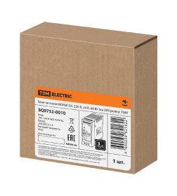 Блок питания MDR60-24, 220 В, 24 В, 60 Вт (на DIN-рейку) TDM SQ0752-0010