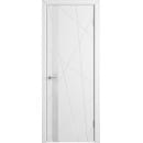 Дверное  полотно K5 ДО белая эмаль,стекло белый Lacobel 2000х600х38мм УЦЕНКА