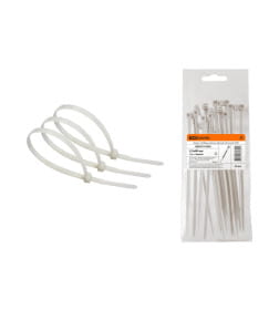 Хомут нейлоновый 2,5х80 мм белый (25 шт.) TDM SQ0515-0302