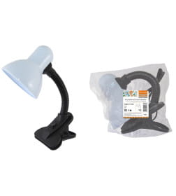 Светильник настольный прищепка 40Вт E27 (белый) TDM Народный SQ0337-0125