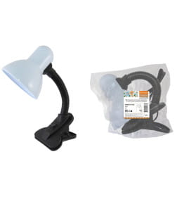 Светильник настольный прищепка 40Вт E27 (белый) TDM Народный SQ0337-0125