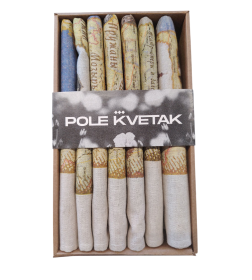 Комплект полотенец из 7 шт., арт.22С147-ШР+К/пр/пфкор, (1 лен-27 хлопок-73 45*60 33 1 4810105940875)