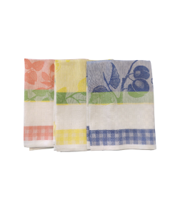 Комплект полотенец из 7 шт., арт.17С197-ШР/фкор/к., (1 лен-55 хлопок-45 49*70 56 0 4815737017322)