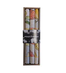 Комплект полотенец из 3 шт., арт.24С112-ШР/рп/фкор/к., (1 лен-53 хлопок-47 46*60 14 1 4810105860302)