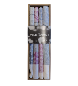 Комплект полотенец из 4 шт., арт.22С160-ШР/фкор./к., (1 лен-29 хлопок-71 43*70 334 0 4810105661084)