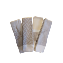 Комплект полотенец из 4 шт., арт.18С322-ШР/фкор, (1 лен-55 хлопок-45 49*70 435 1 4815737092831)