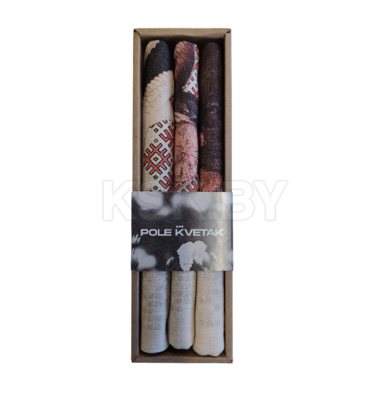 Комплект полотенец из 3 шт., арт.20С189-ШР+К/п.р/фкор, (46*60 48 1 4815737082788)