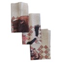 Комплект полотенец из 3 шт., арт.20С189-ШР+К/п.р/фкор, (46*60 48 1 4815737082788)