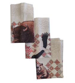 Комплект полотенец из 3 шт., арт.20С189-ШР+К/п.р/фкор, (46*60 48 1 4815737082788)