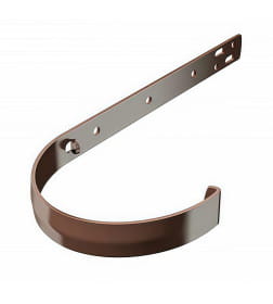 Кронштейн желоба коричневый стропильный 300мм RAL8017 Поливент 