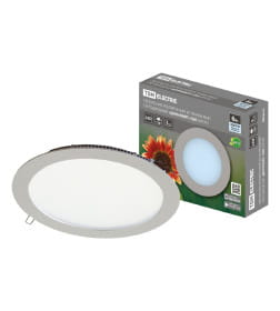 Светильник ультратонкий встраиваемый светодиодный "Даунлайт" СВО (хром) 6 Вт 4000К TDM SQ0329-0102