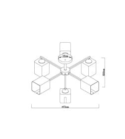 Люстра потолочная Arte Lamp MERCI A4185PL-6BK
