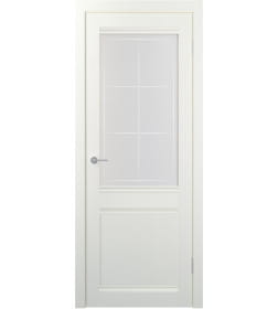 Дверь межкомнатная ST22 Айс,стекло матовое квадро  2000х900х35мм