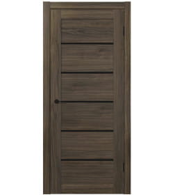 Дверное полотно Contur Classic NX8  ДО Дуб Форест,черный лак 2000х800х35мм