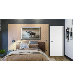 Дверное полотно Urban Z  Ice,Silver Edge 2000х800х39мм