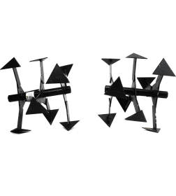 Фреза "Гусиные лапки" (2 шт., шестигранник 23 мм) Huter 71/3/52