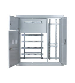 Корпус щита этажного 2 кв. (модификация 3) 1010х950х160 мм TDM Народный SQ0905-1336