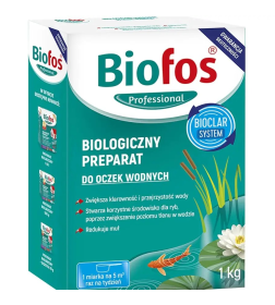 Биофос профессиональный биологический препарат для прудов, 1 кг, коробка