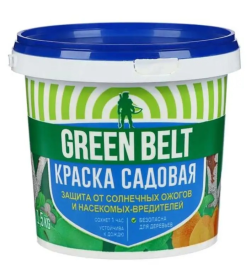 Краска акриловая садовая для деревьев 1,5кг  ГРИН БЭЛТ