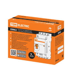 Контактор модульный с ручным управлением КМ63/4-25 4НО 230В АС TDM SQ0213-0102