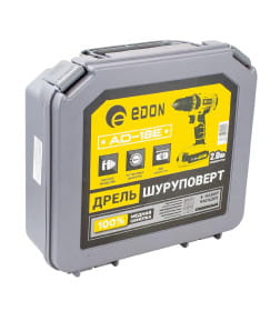 Аккумуляторная дрель "Edon AD-18E" набор