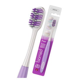 Зубная щетка BIOMED PEARL WHITE Средняя