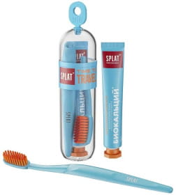 SPLAT Дорожный Набор BIOCALCIUM (зубная паста 25 мл.+ з/щ)