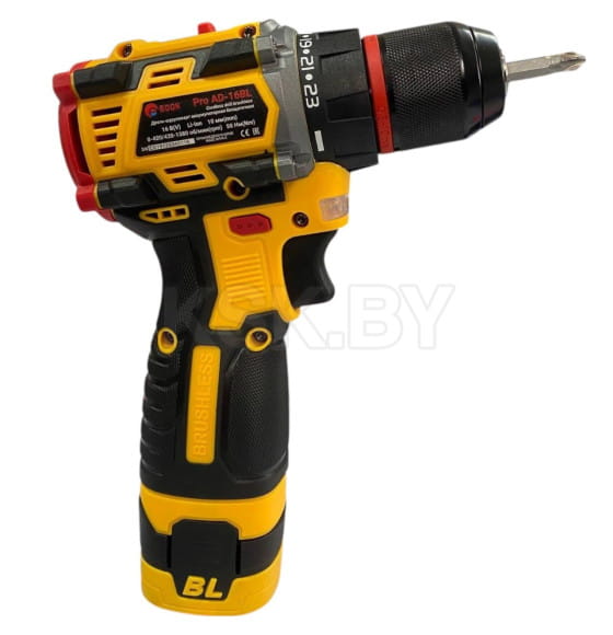 Дрель-шуруповерт аккумуляторная бесщеточная EDON Pro AD-16BL