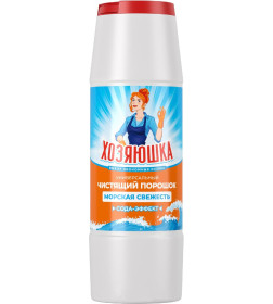 ХОЗЯЮШКА  порошок чистящий универсальный Морская свежесть 450гр