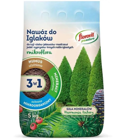 Удобрение Флоровит Про Натура  для хвойных гранулированное 5кг, мешок